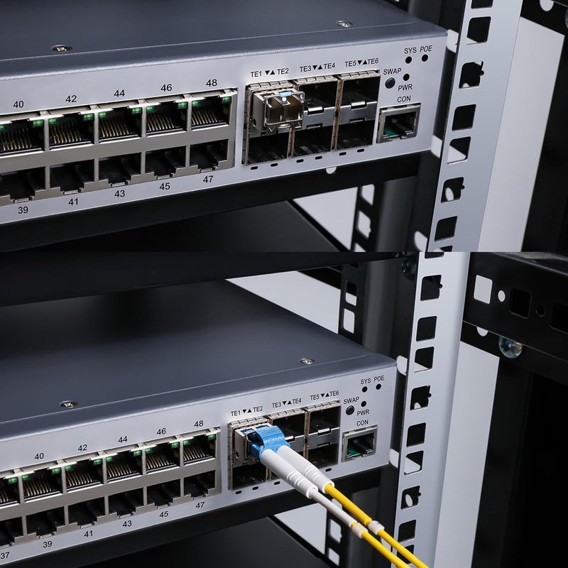 6COM 10Pack 10GBase-LR SFP+ Transceiver, 10G Dual LC Single Mode Module for Cisco SFP-10G-LR, Meraki MA-SFP-10GB-LR, Ubiquiti UF-SM-10G, Mikrotik, D-Link, Supermicro, Netgear and More (DDM, 1310nm, 10km) - Image 3
